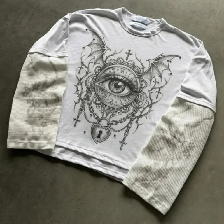 Custom-Mens-100-Cotton-Boxy-Fit-T-Shirt-330gsm-Oversized-Pullover-Digital-Print-Streetwear-Double-Layer-Long-Sleeve-Autumn