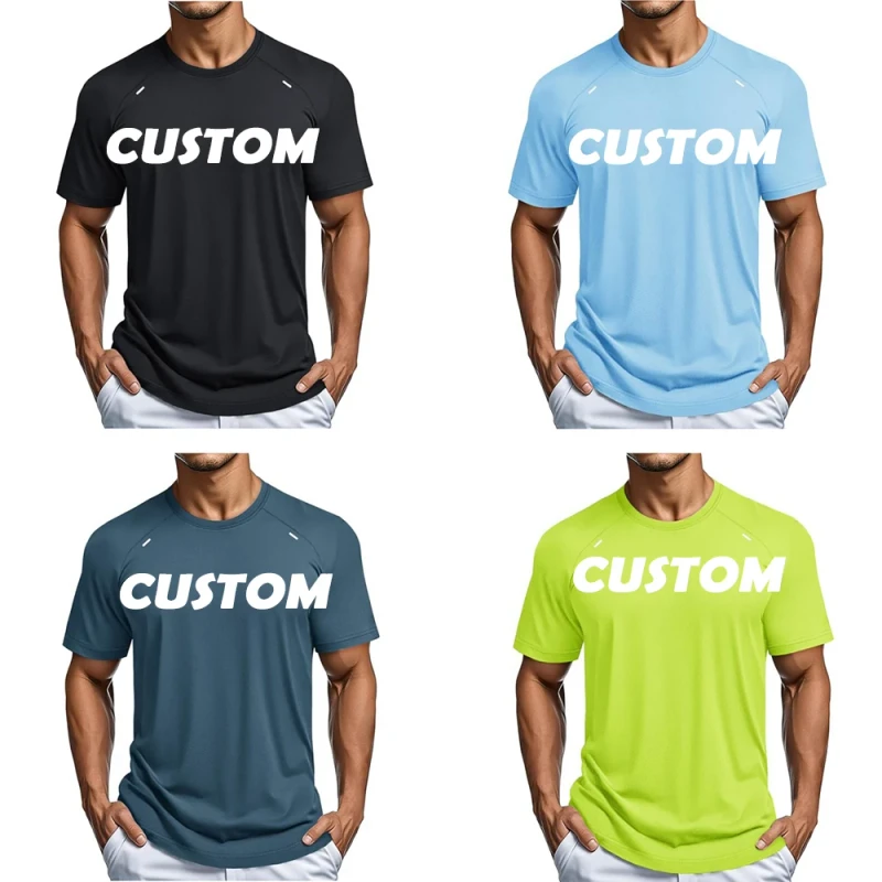 Custom-Mens-Cool-Fabric-Workout-Sportswear-Gym-T-Shirt-Quick-Dry-Loose-Crew-Neck-Short-Sleeves-Breathable-for-Running-Fitness