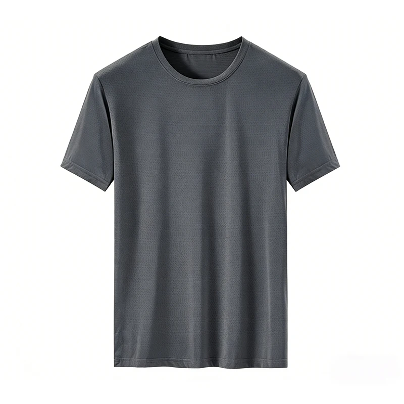 Custom-Mens-Crew-Neck-T-Shirt-Breathable-Skin-Friendly-Casual-Short-Sleeve-Size-Available