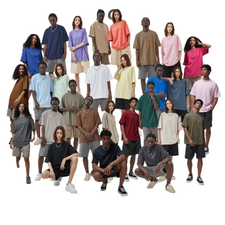 Custom-Mens-O-Neck-T-Shirt-Loose-Solid-Color-Knitted-Oversize-Summer-Blank-T-Shirt-for-Men-Bulk-T-shirts