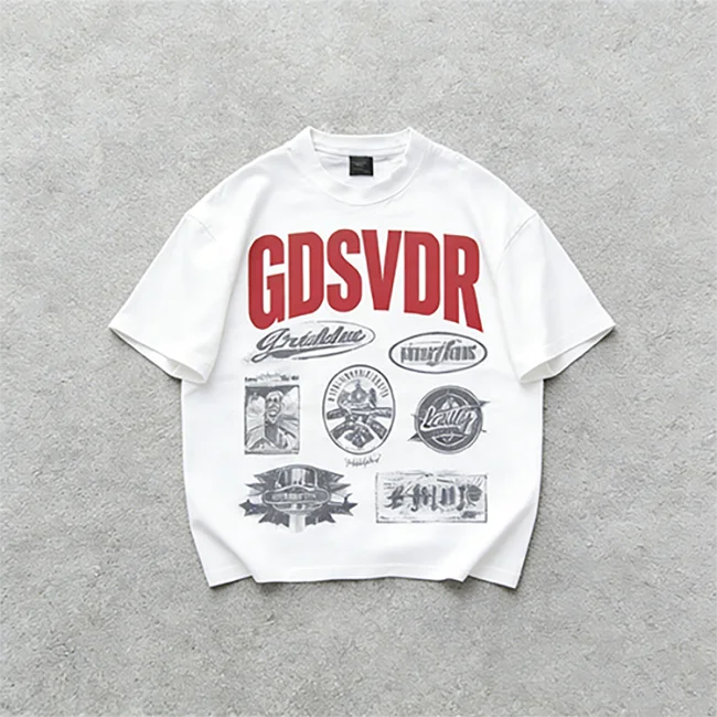 Custom-Mens-O-neck-Crew-Neck-T-shirt-Retro-Multi-Pattern-Print-Oversized-Tee-High-Quality-Streetwear