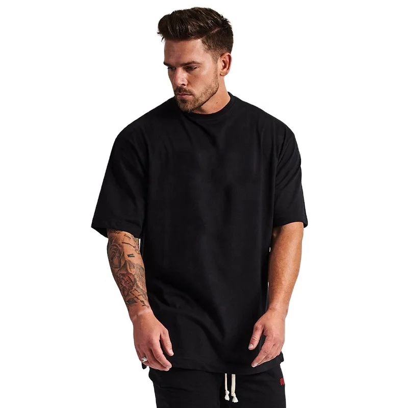 Custom-Mens-Oversize-T-shirt-Print-logo-100-Cotton-Plus-Size-Tee-Shirt-Big-and-Tall-T-shirts-Loose-Fit-Mens-t-Shirt