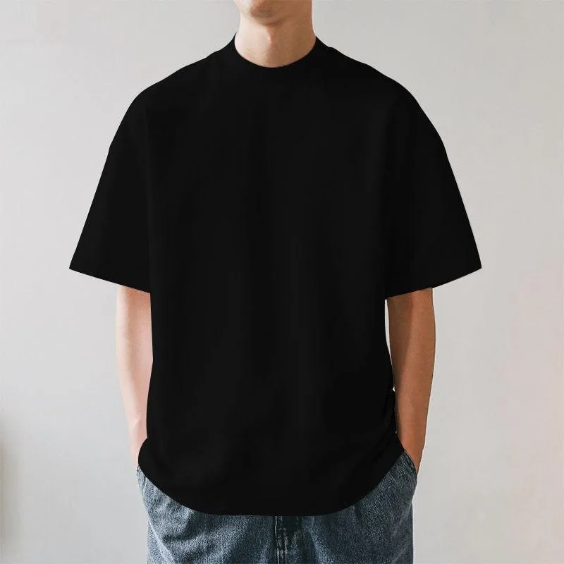 Custom-Mens-Tshirts-Blank-Streetwear-High-Quality-T-Shirts-100cotton-Heavyweight-Oversized-Crew-Neck-Tshirts-for-Men