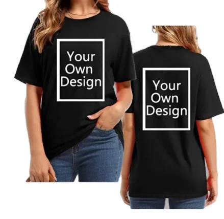 Custom-Mens-and-Womens-Cotton-Short-Sleeve-T-shirt-Printing-Custom-Text-Printing-LOGO-T-shirt