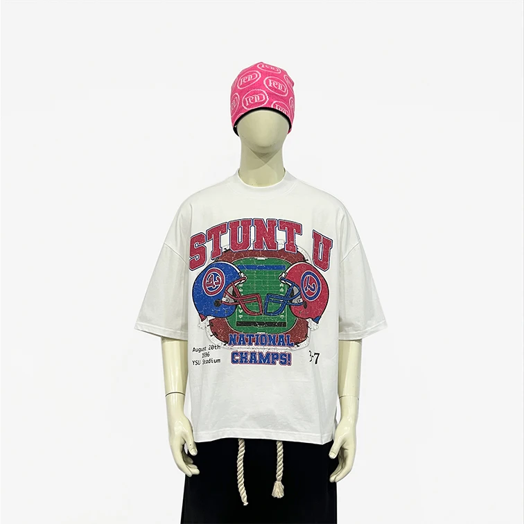 Custom-Oversize-Graphic-Streetwear-Blank-100-Cotton-Boxy-Heavyweight-T-Shirt-Men-White