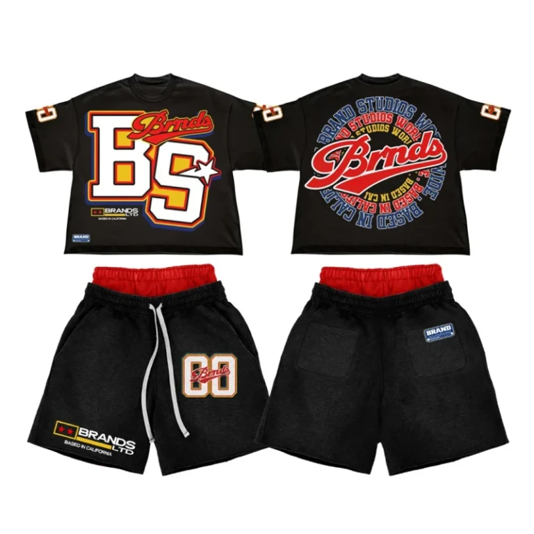 Custom-Oversized-Graphic-Tee-Set-Mens-Acid-Wash-Cotton-T-Shirt-DTG-Print-Streetwear-Baggy-Shorts-Double-Waist-Casual-Outfit