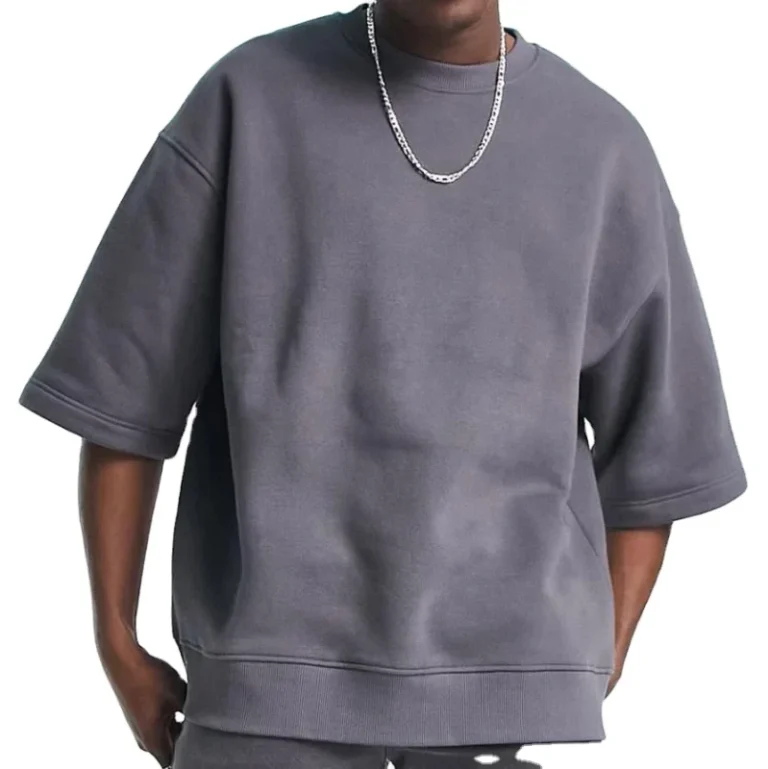Custom-Oversized-Vintage-Style-Washed-Cotton-Blank-Rib-Crew-Neck-Terry-T-Shirt-Heavy-Short-Sleeve-Sweatshirt-T-Shirt-for-Men
