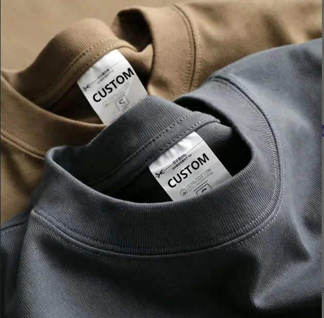Custom-Plain-Heavyweight-T-Shirt-Luxury-Tshirt-Custom-Print-Logo-Mock-Neck-Blank-T-Shirt-Oversize-Mens-T-Shirt-for-Men