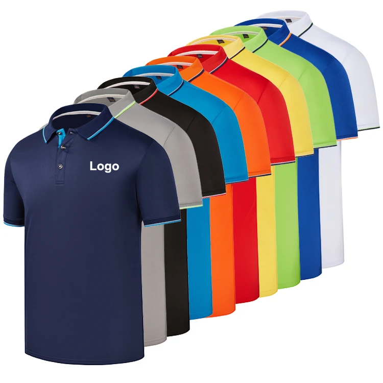 Custom-Polo-Shirt-100-Polyester-Quick-Dry-T-shirt-Custom-Logo-Embroidered-Sport-Golf-Work-Uniform-Men-Women-Kids-Polo-Shirt