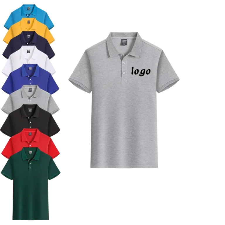 Custom-Polo-T-Shirts-Unisex-Plain-100-Cotton-Short-Sleeve-T-Shirts-Mens-Polo-Shirt-Blank
