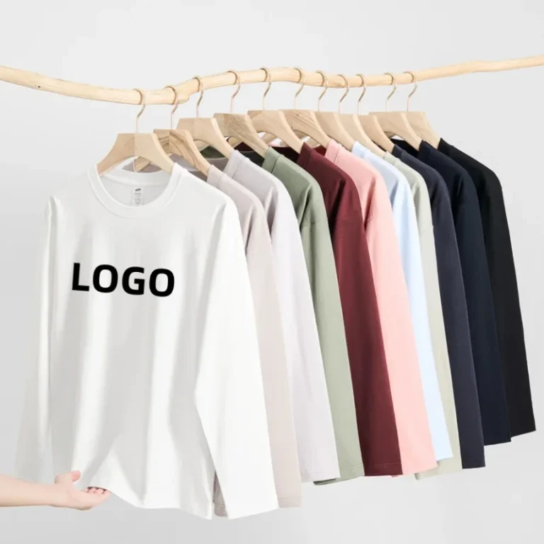 Custom-Print-Long-Sleeve-Unisex-T-Shirt-100-Cotton-Puff-Printing-Solid-Pattern-Knitted-Breathable-Eco-Friendly