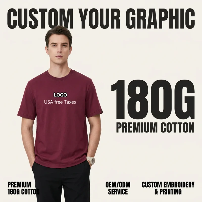Custom-Printed-Logo-Mens-100-Cotton-Knitted-Short-Sleeve-T-Shirts-Casual-Style-Regular-Fit-Digital-Print-Solid-Design-53-1