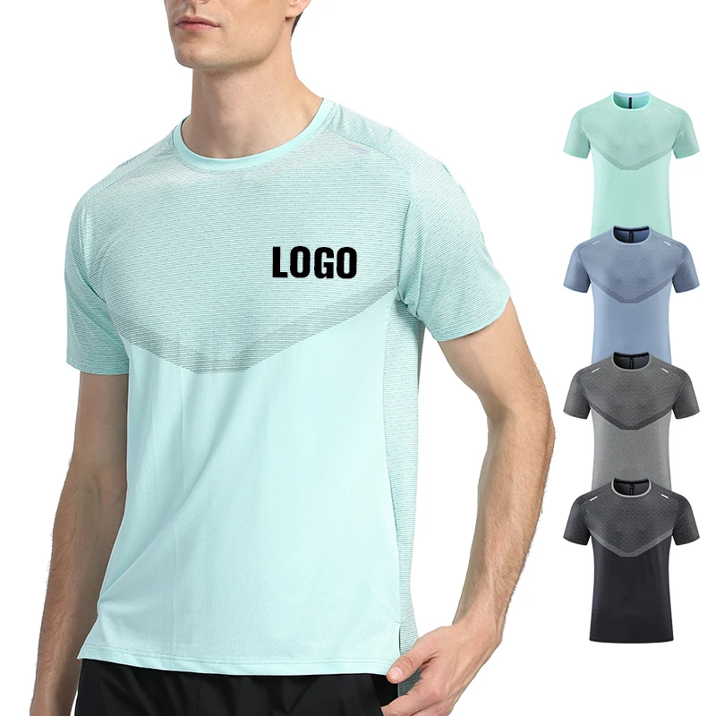 Custom-Printed-Logo-Quick-Dry-Mens-O-Neck-Sports-T-Shirt