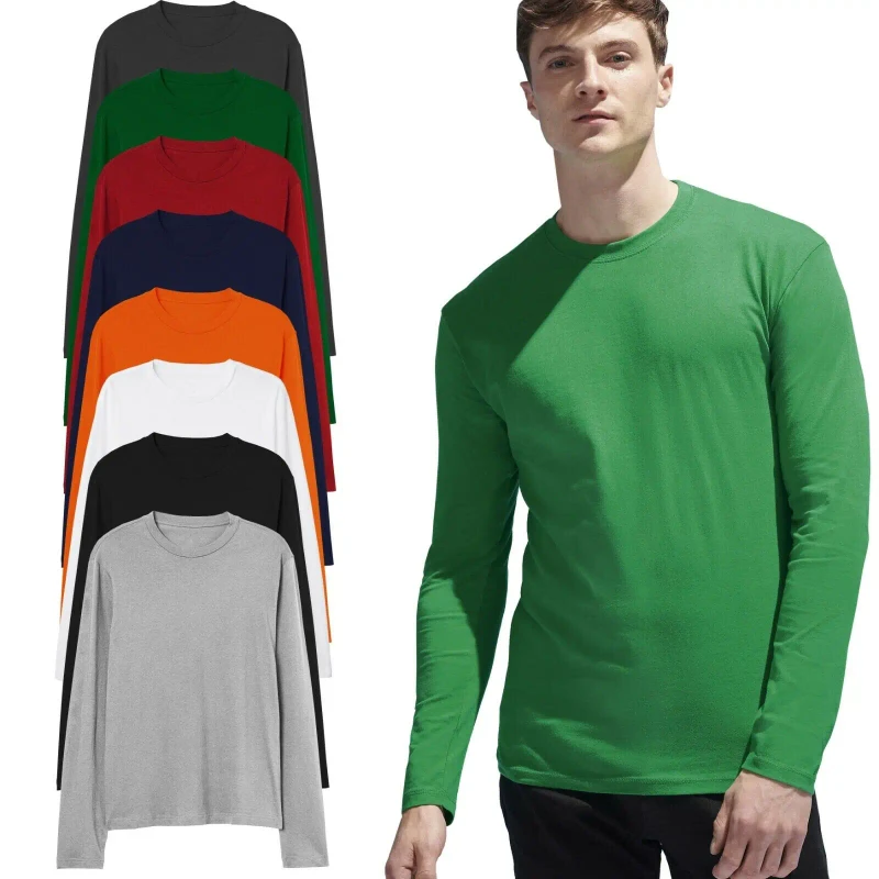 Custom-Printing-Cotton-Regular-Fit-Solid-Colors-Mens-Long-Sleeve-T-shirt-Full-Sleeve-Blank-Plain-T-shirt-for-Men
