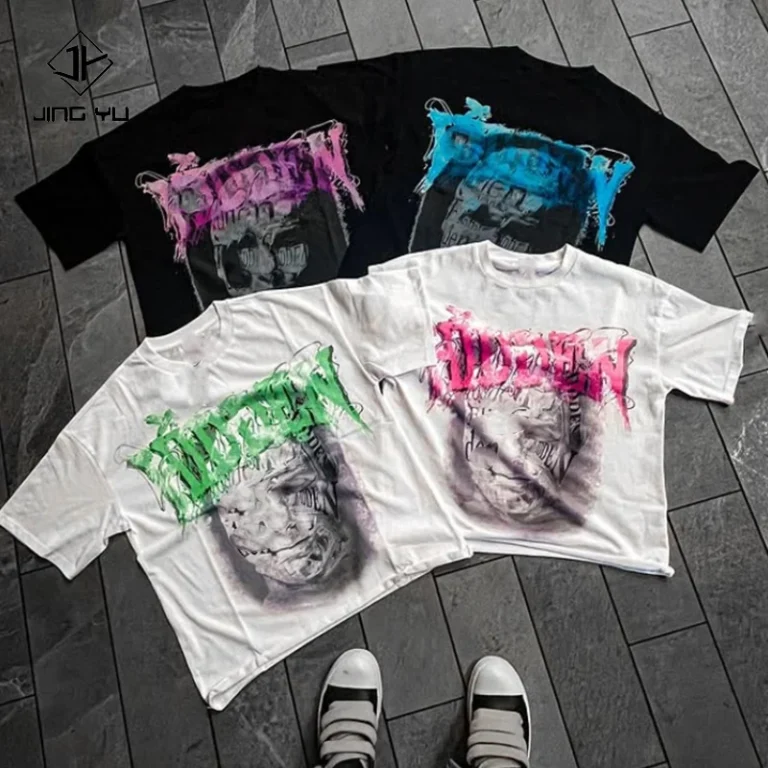 Custom-Printing-White-T-Shirts-100-Cotton-Black-T-shirts-Oversized-DTG-Print-Graphic-T-Shirts-for-Men