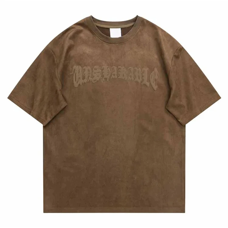 Custom-Puff-Print-Men-Oversized-t-Shirt-Drop-Shoulder-Suede-t-Shirt-3d-Puff-Print-t-Shirt