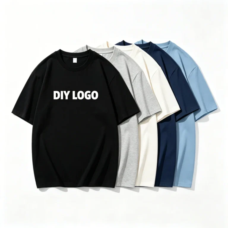Custom-Puff-Print-Mens-Crew-Neck-Combed-Cotton-Solid-Color-T-Shirt-Oversized-Fit-Classic-Style-Bulk-Skin-Friendly