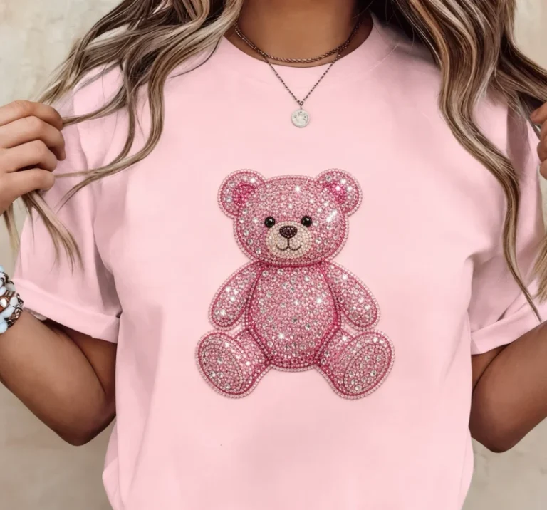 Custom-Rhinestone-T-shirts-Slim-Fit-Blank-T-shirts-Summer-Short-sleeved-Shirts-Street-Style-Womens-T-shirts