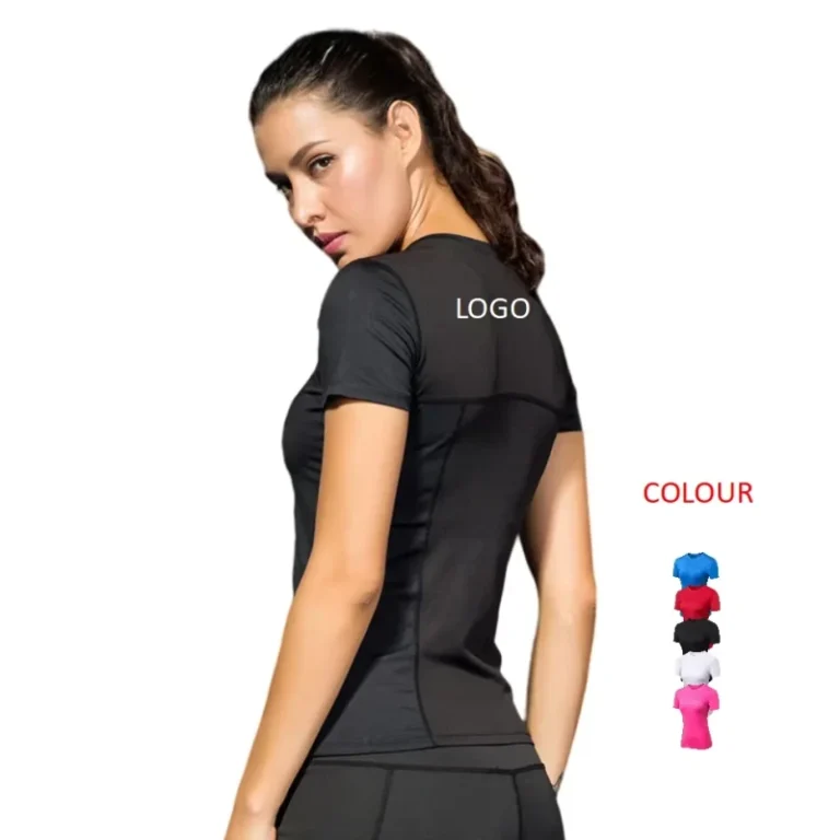 Custom-Screen-Printing-Breathable-Polyester-Spandex-T-Shirt-for-Women-for-Summer-Sports-Running-Low-MOQ