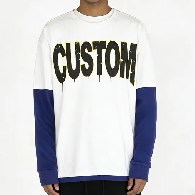 Custom-Screen-Printing-T-shirt-Cotton-Double-Layer-for-Men-Graphic-Printed-Double-Layer-Long-Sleeve