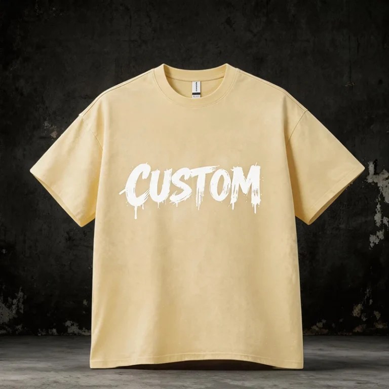 Custom-Short-Sleeve-220-Gsm-Cotton-Cropped-Men-Graphic-Shirts-Oversized-Screen-Plain-Printing-DTG-Oversize-MOQ-1-T-Shirt