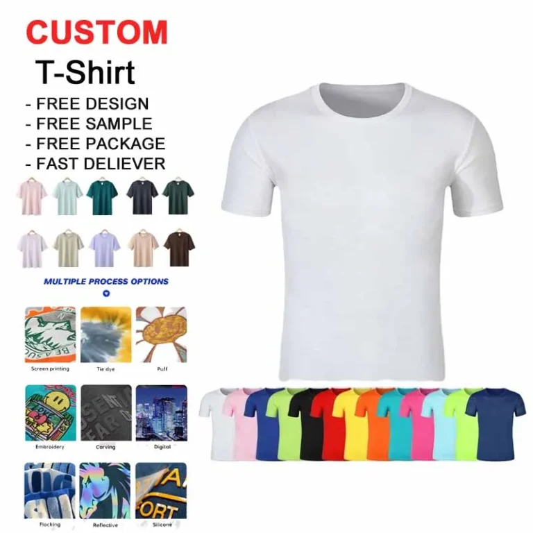 Custom-Slim-Fit-Casual-Short-Sleeve-Knitted-230gsm-Heavy-Weight-Pattern-White-Quick-Dry-95-Cotton-5-Spandex-Eco-Friendly-T-shirt