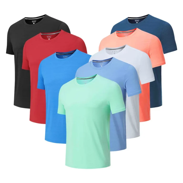 Custom-Sports-Running-Quick-Dry-Tshirt-Polyester-Spandex-Breathable-Mens-Fitness-Gym-T-Shirts