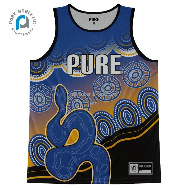 Custom-Sublimation-Print-Mens-Singlet-With-Logo-Polyester-Quick-Drying-Touch-Football-Training-Singlets-For-Men-Kids