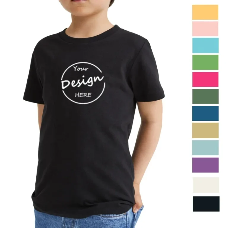 Custom-Summer-100-Combed-Cotton-Kids-Tee-Tshirts-Screen-Printed-Plain-Blank-White-Baby-Boys-Girls-T-Shirts-With-Logo-1