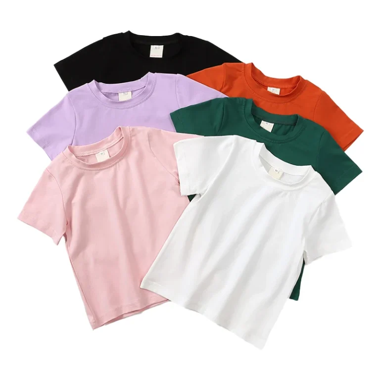 Custom-Summer-Baby-Kids-Toddler-T-shirt-for-Baby-Girl-Boy-Clothes-Solid-Top-1