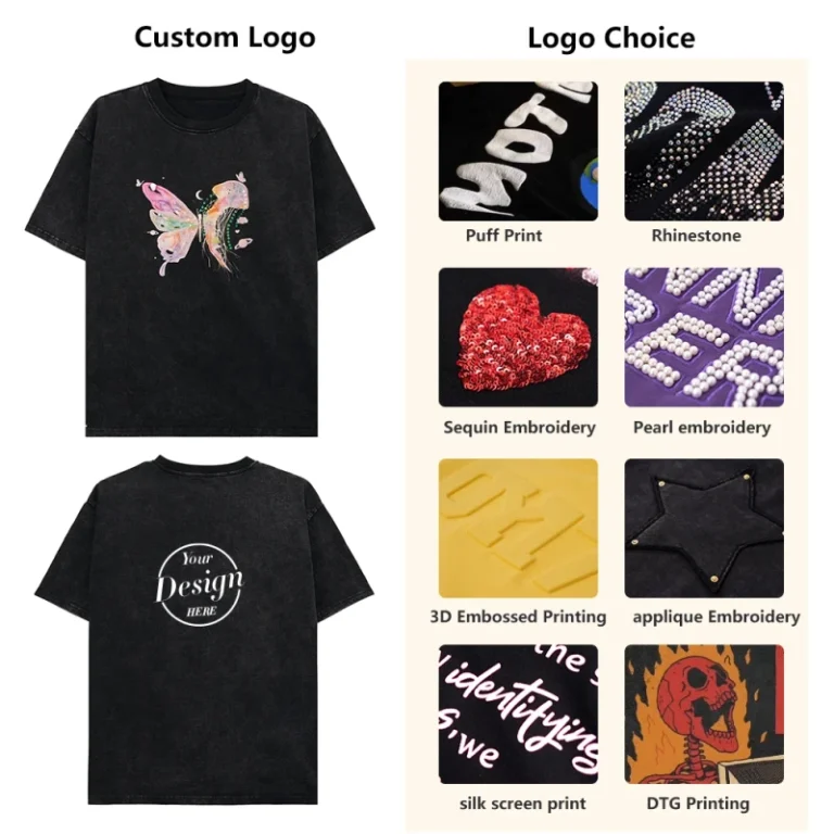 Custom-Summer-Casual-Breathable-Sequin-Tee-Shirt-100-Cotton-Plus-Size-Graphic-Loose-Fit-Butterfly-Printed-Womens