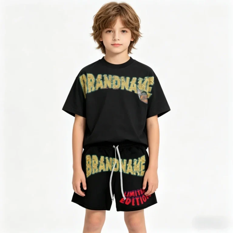 Custom-Summer-Kids-T-Shirt-Shorts-Streetwear-Big-Kids-Designer-Cloths-Luxury-Designer-Clothes-Set-for-Kids