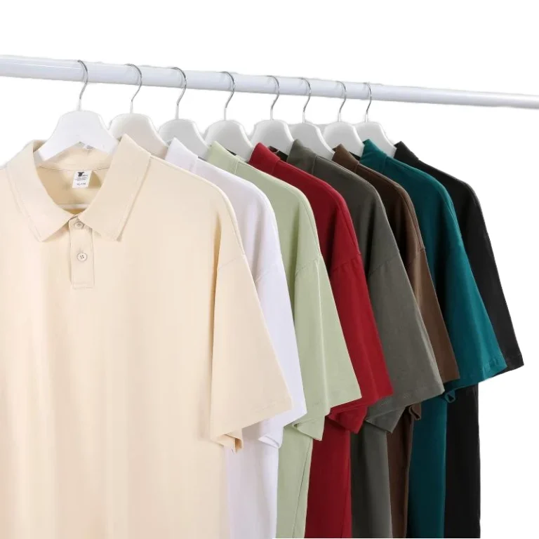 Custom-Summer-Polo-T-Shirt-for-Men-100-Cotton-Short-Sleeve-Polo-Shirt-Oversize-Blank-T-Shirt