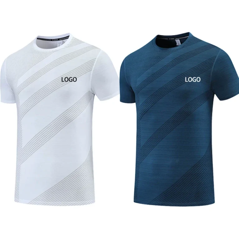 Custom-Summer-Polyester-Sport-Striped-Shirt-Mens-Running-T-Shirt-Sportswear-Fitness-Elastic-Slim-Fit-Gym-Tshirt-Clothes-Men