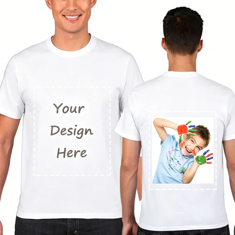 Custom-T-shirt-Personnalis-Tags-Label-Custom-100-Cotton-T-Shirt-Dtf-Prints-Design-Your-Logo-Text-Picture