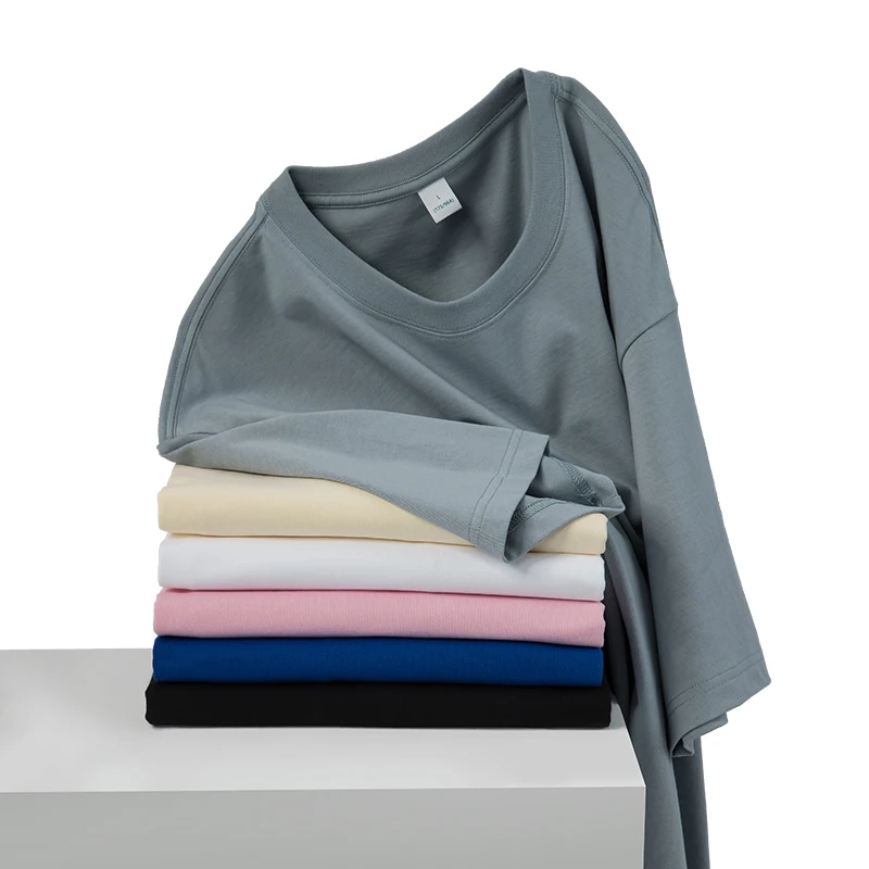 Custom-Tshirt-100-Premium-Pure-Cotton-Drop-Shoulder-Oversized-T-Shirt-Organic-Cotton-Men-Breathable-T-Shirts