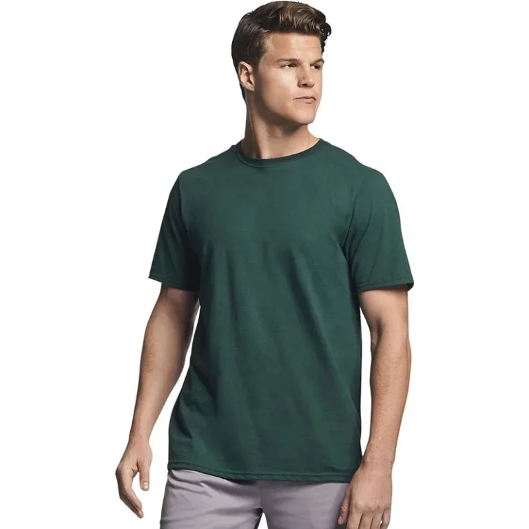 Custom-US-Size-60-Cotton-40-Polyester-Mens-Crew-T-Shirt-Athletic-Mens-Dri-Power-Cotton-Blend-Tees