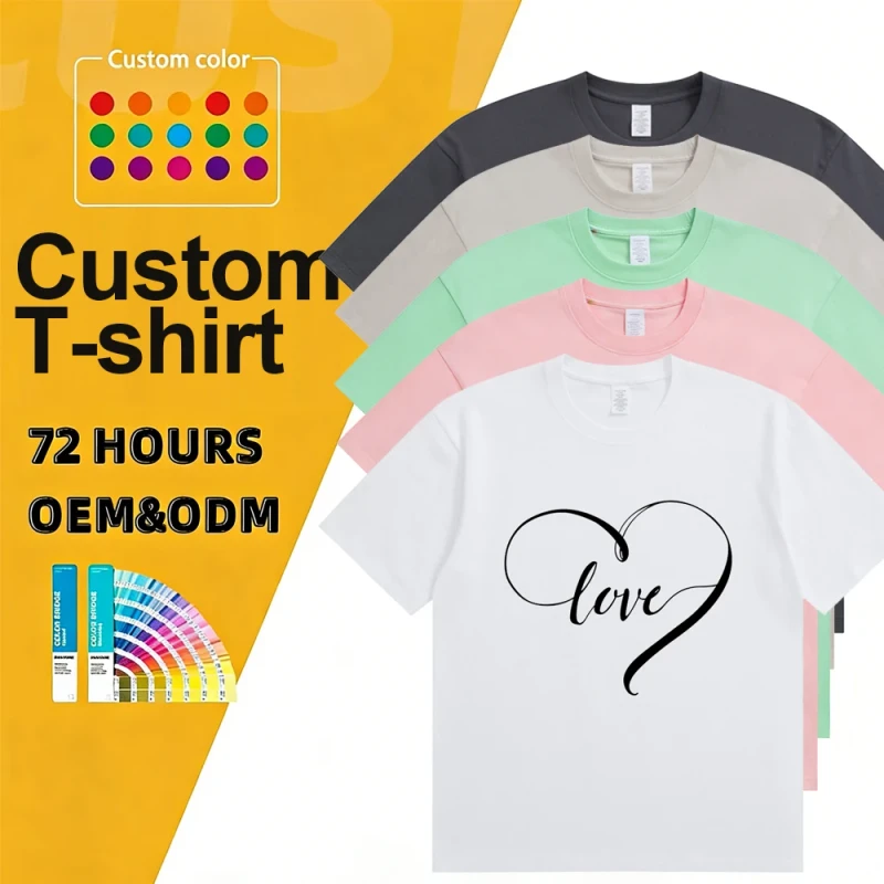 Custom-Valentines-Day-T-Shirts-Men-Women-Couple-Casual-Breathable-Eco-friendly-Anti-Pilling-Cotton-Blend-Summer-Lover-Print