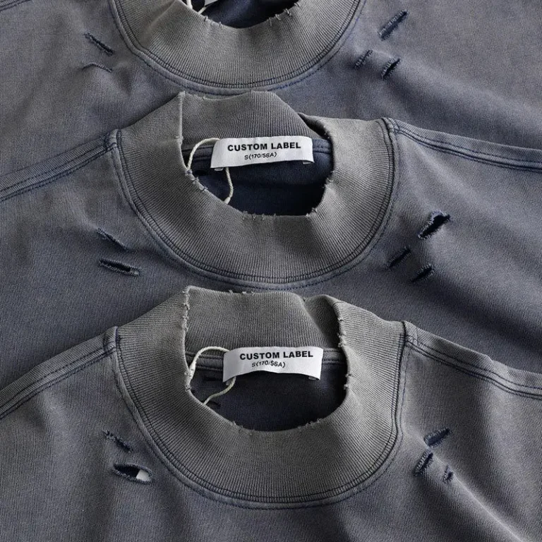 Custom-Vintage-Acid-Washed-T-Shirt-for-Men-Custom-Ribbed-Crew-Neck-Heavyweight-Distressed-100-Cotton-Heavyweight-Mens-Tshirt