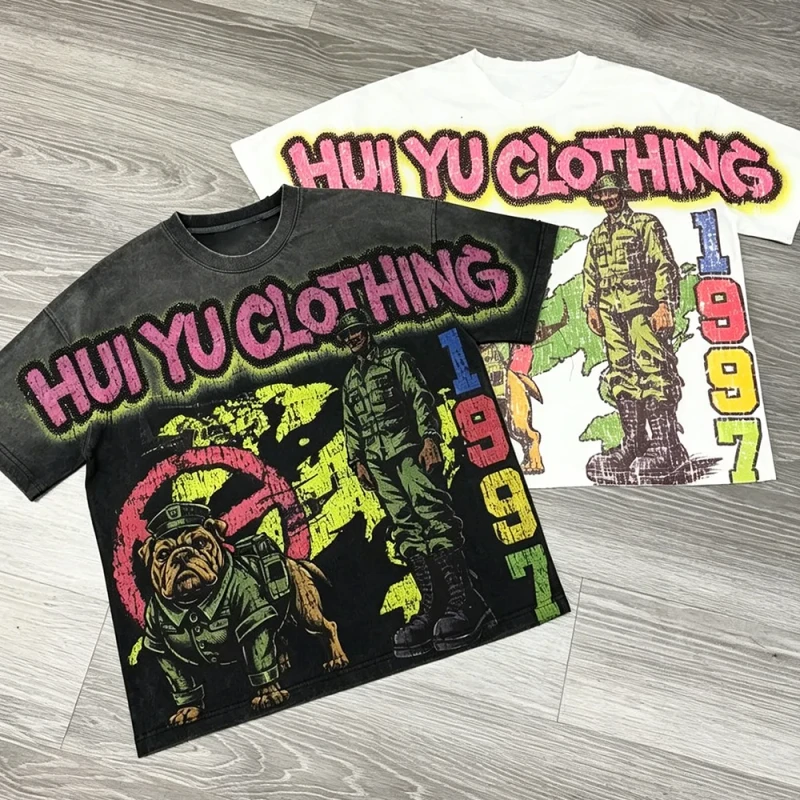 Custom-Vintage-Acid-Washed-Tee-O-Neck-Heavyweight-100-Cotton-DTG-Print-Boxy-Cropped-Graphic-Streetwear-Men-Casual-T-Shirt