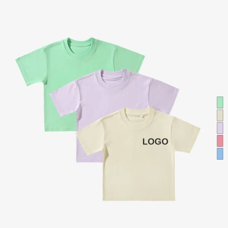 Custom-White-Plain-100-Organic-Cotton-Casual-Baby-Oversize-T-shirt-Loose-Fit-Short-Sleeved-Breathable-Quick-Dry