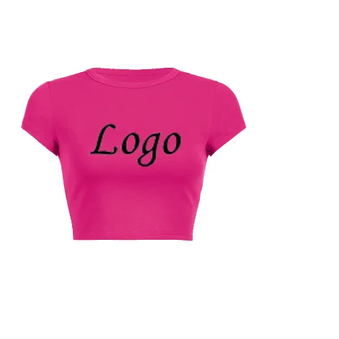 Custom-Womens-Slim-Fit-Crop-Tops-Baby-Tee-Short-Sleeve-Cotton-T-Shirts-Casual-Y2K-Girls-T-shirts-Letter-Decoration-for-Summer