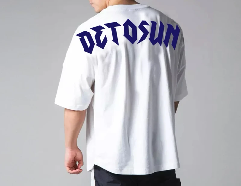 Custom-logo-220gsm-Mens-t-Shirt-Gym-Fitness-Oversized-Drop-Shoulder-t-Shirts-Heavy-Weight-Cotton-T-shirts