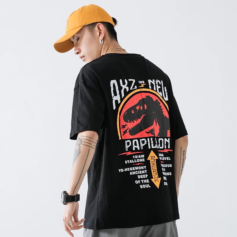 Custom-logo-Design-Clothing-Man-t-Shirt-Black