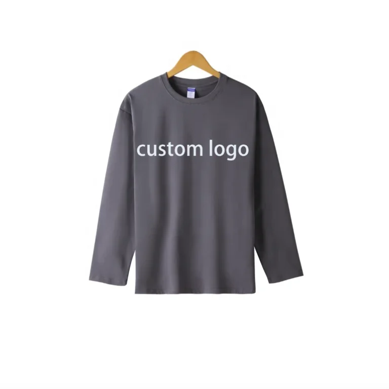 Custom-logo-High-Quality-Long-Sleeve-Mens-T-shirt