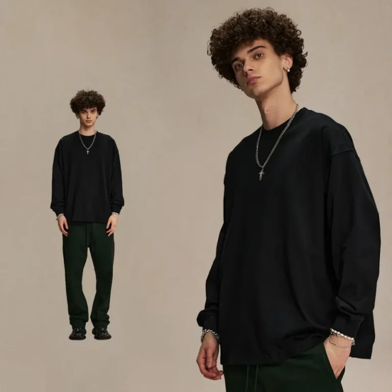 Custom-logo-Men-Oversize-Long-Sleeves-t-Shirts-Plain-Cotton-Long-Sleeves-T-shirts