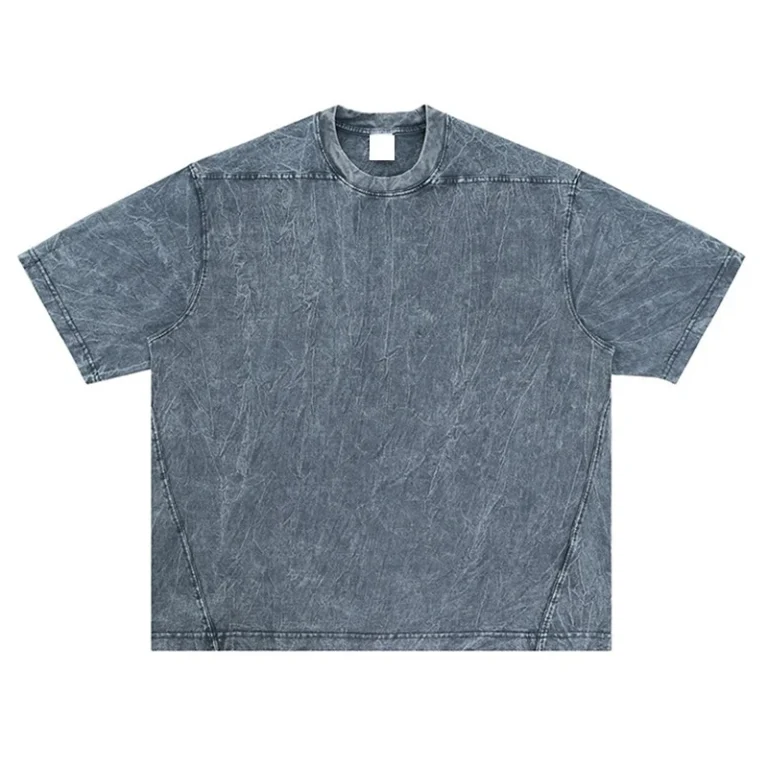 Custom-logo-Oversized-Boxy-Fit-T-shirts-Acid-Washed-Heavyweight-Cotton-T-Shirt