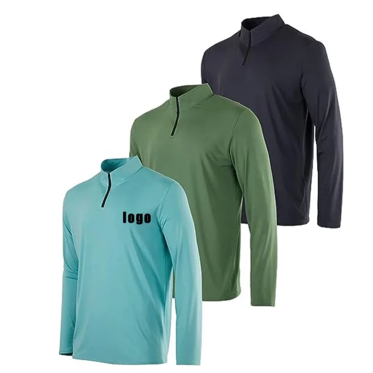 Custom-logo-Performance-Running-Sport-Marathon-100polyester-1-4-Quarter-Zip-Pullover-Long-Sleeve-T-shirt-for-Men