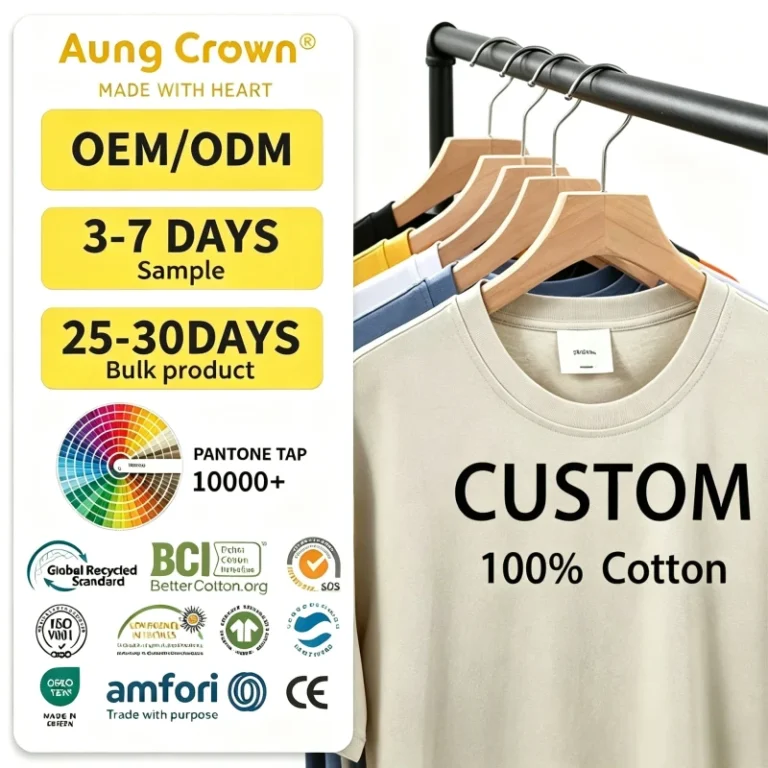 Custom-logo-Woven-Tag-100-Cotton-Oversized-Tshirt-High-Quality-Plain-Embroidery-Puff-Print-Blank-Cotton-t-Shirt-for-Men