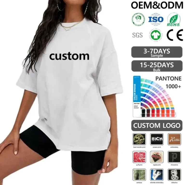 Custom-made-Blank-Oversized-Womens-Loose-sleeved-Stitched-Design-White-100-Cotton-Eco-friendly-Knitted-T-shirt